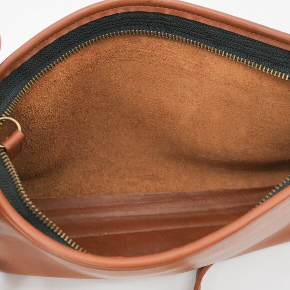 Vintage COACH Purse Taylor Legacy 90s Brown Leather Crossbody Bag USA Made - Picture 14 of 14